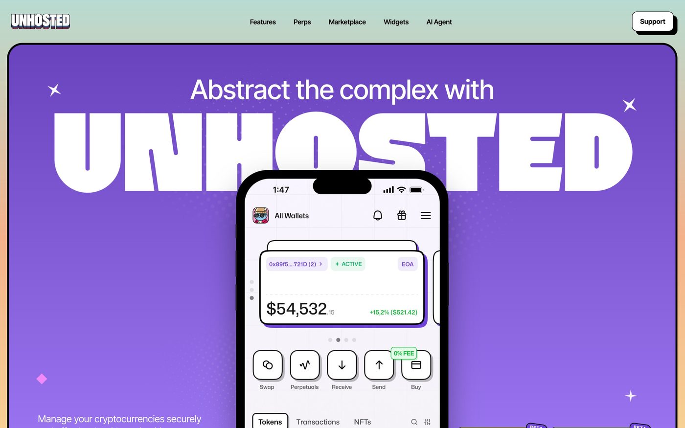 Unhosted website